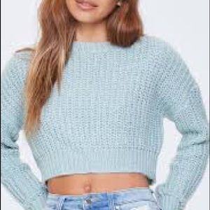 Ribbed Drop-Shoulder Sweater